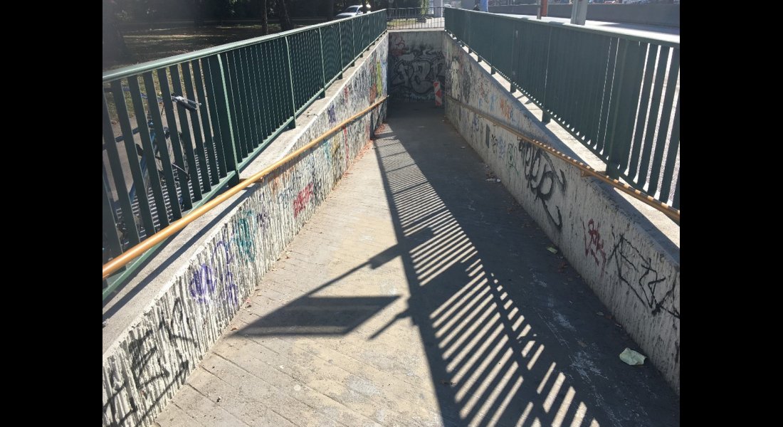 Entrée du passage depuis le quartier de la Concorde 