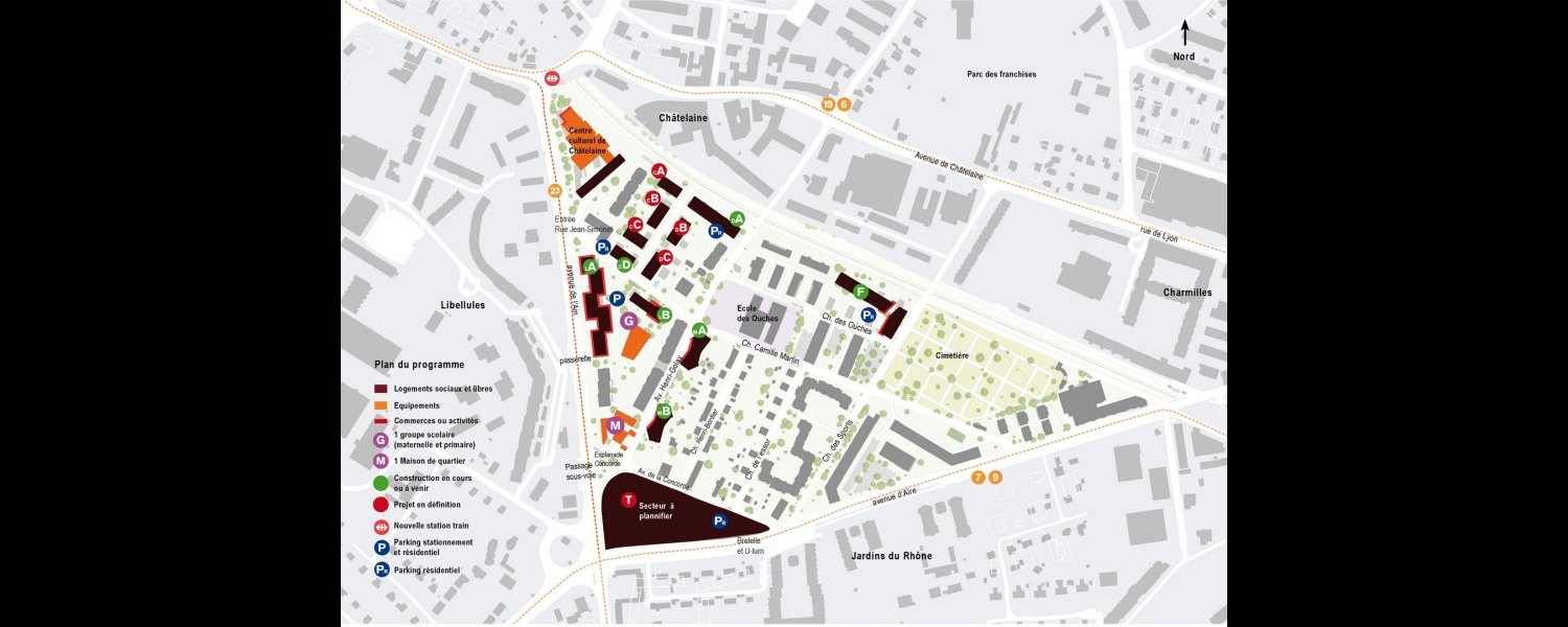 La programmation de l'écoquartier (cliquer pour agrandir)