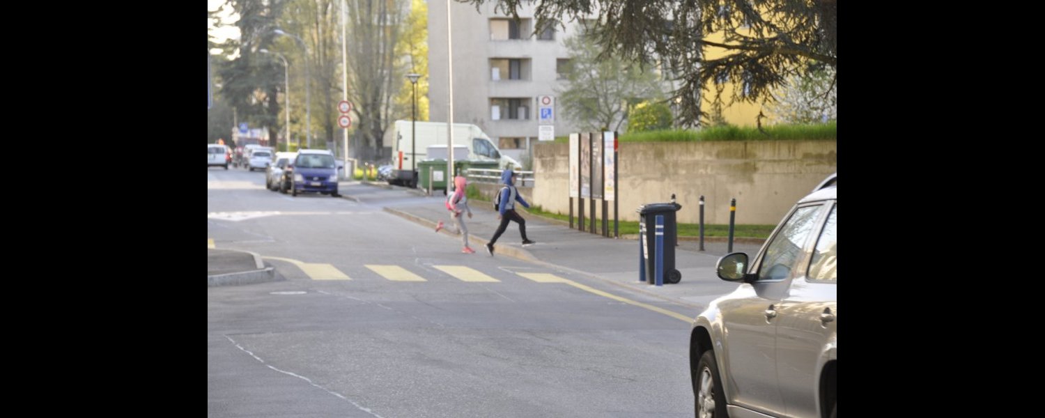 Croisement avenue Henri-Golay et chemin des Ouches
