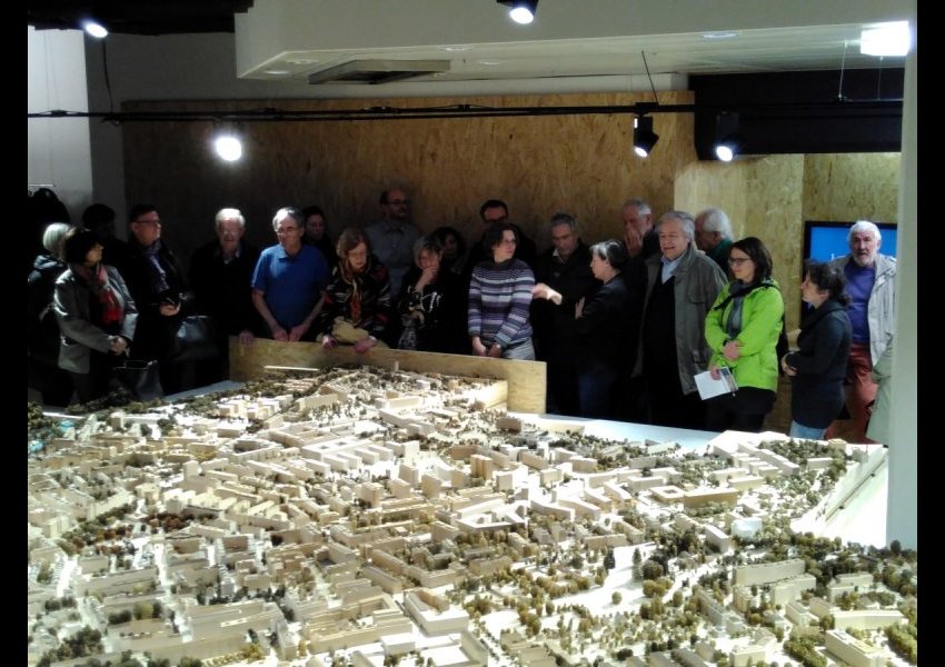 17.03.16 Visite de la maquette de la Ville de Genève